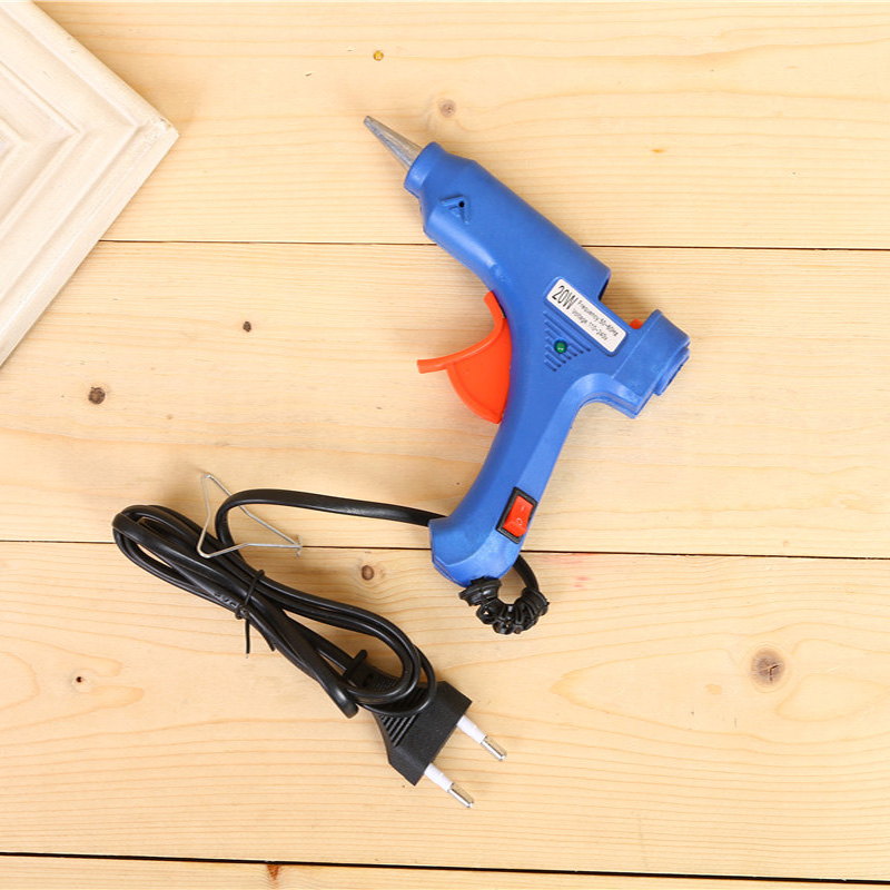 Wholesale Guke 20W blue hot melt glue gun with switch ABC-E small glue gun details Picture