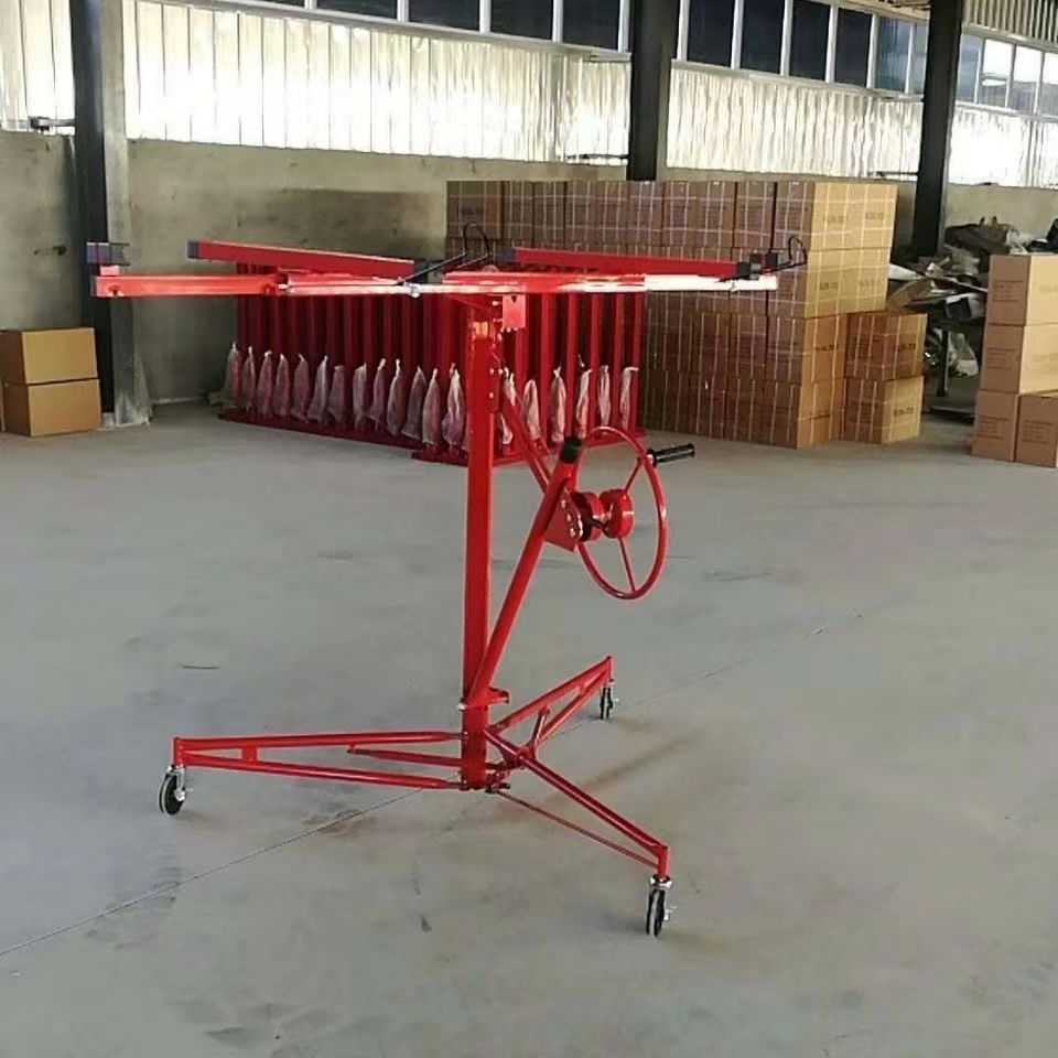 Gypsum board lift, gypsum board elevator, carpentry ceiling decoration, upper board support, ceiling elevator, gypsum board lift, lifting wonder, carpentry ceiling, large core board, wood board support, high-strength turntable, universal adjustment details Picture