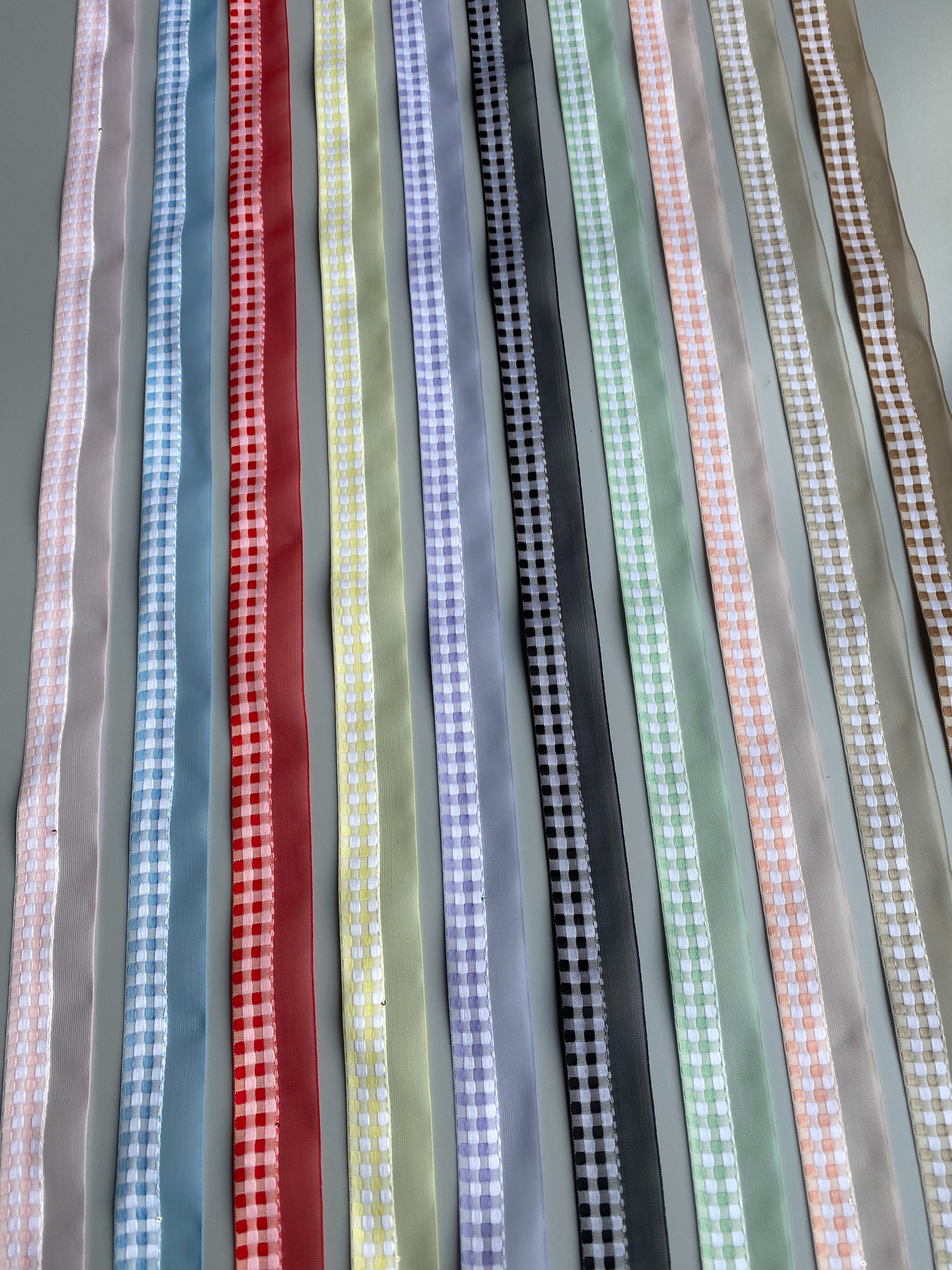 Jianjian Fashion's new snow gauze checkered belt clothing accessories and creative accessories