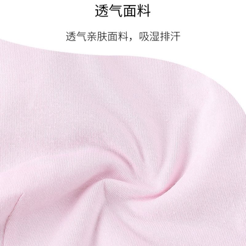 固定双肩带少女背心 可爱印花性感透明肩带裹胸发育期无钢圈文胸背心详情12