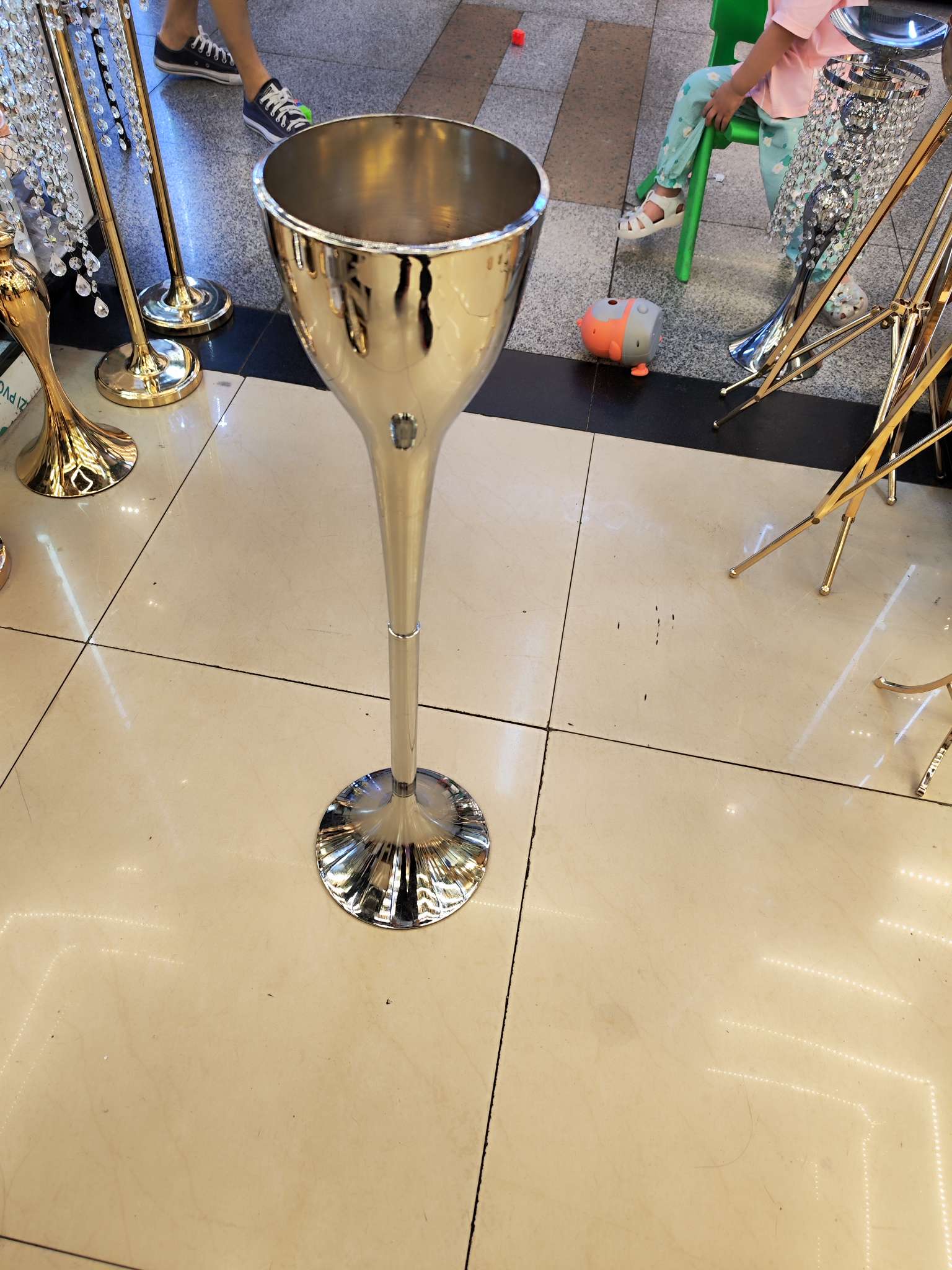 Iron flower arrangement