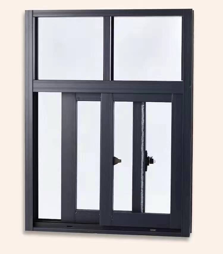 窗户铝合金窗户推拉窗户 铝窗 合金窗 钢化玻璃窗户 防盗窗 铝合金窗户连体系列 一体窗详情5