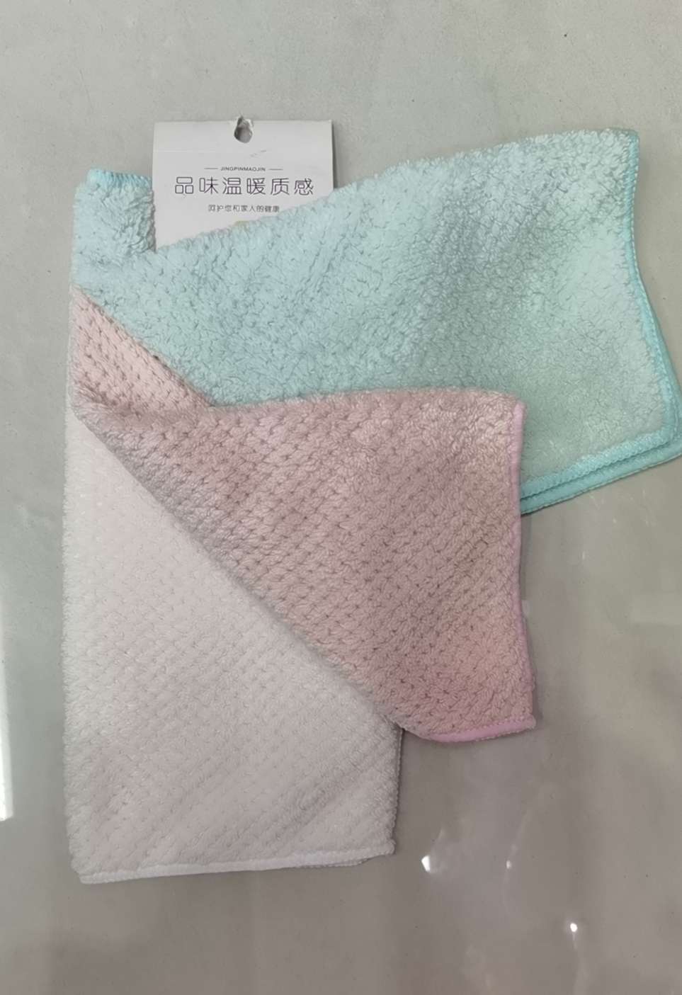 吸水性好/柔软不掉毛/珊瑚绒抹布细节图