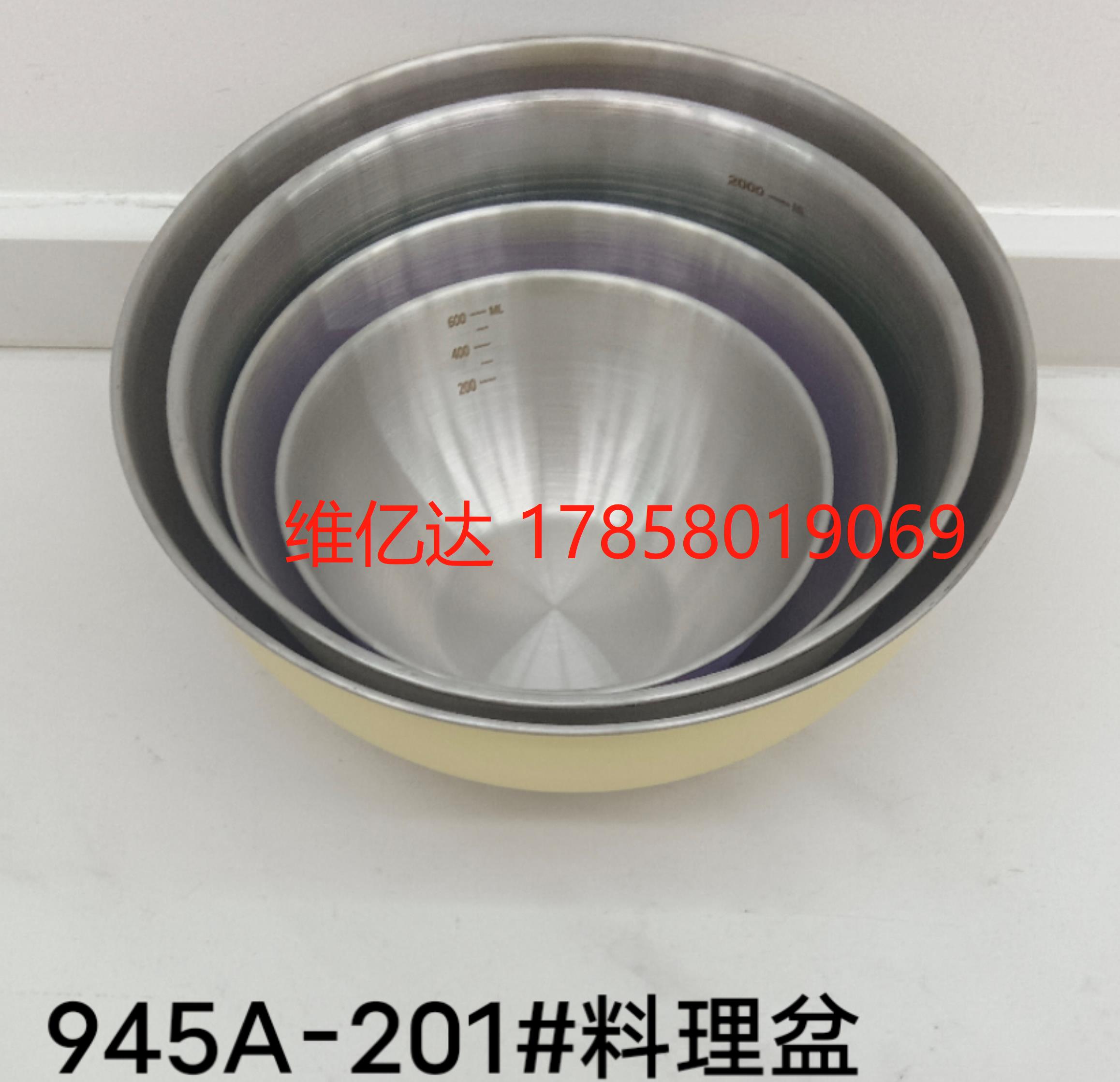 Stainless steel 201# color 4pcs basin details Picture