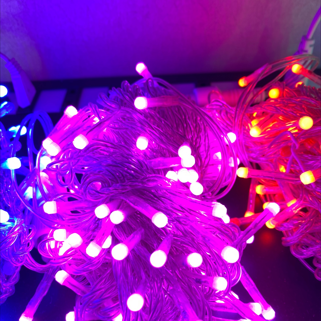 Cross-border export wholesale of Christmas light strips, Christmas light strings, colored atmosphere lights and LED lights details Picture