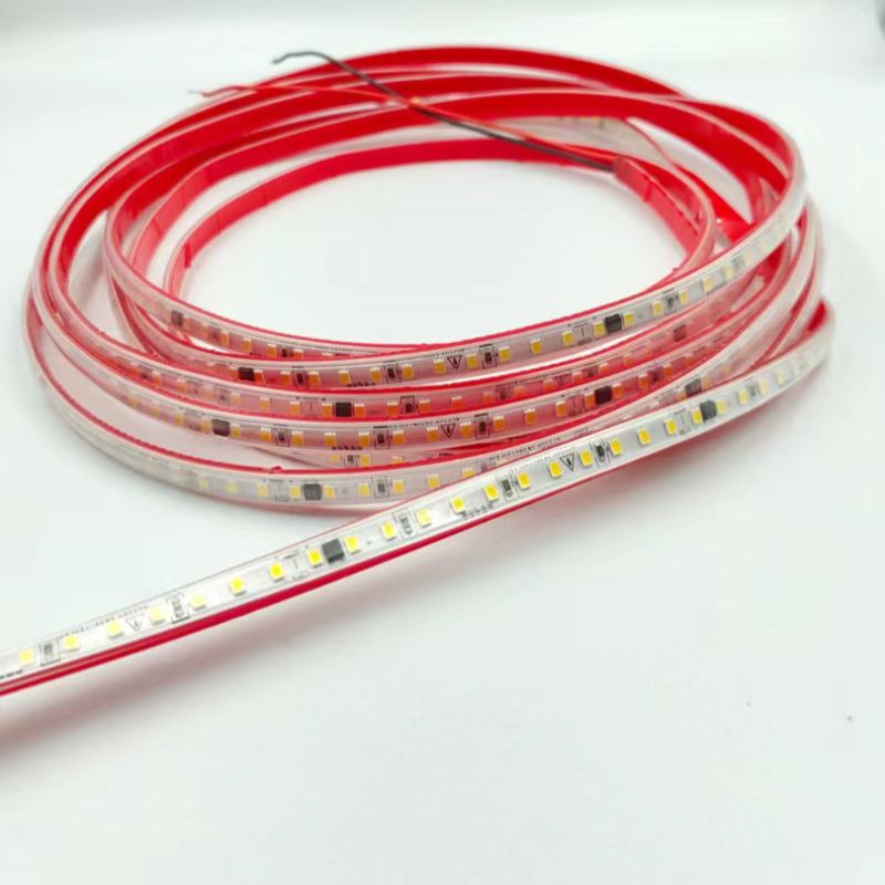 220V high-voltage light strip, 100-meter no-voltage drop light strip, 2835 no-wire, self-adhesive high-voltage light strip details Picture