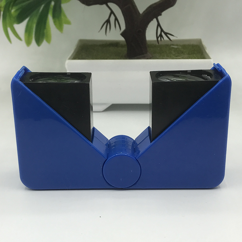 Yiwu Jinghui Colored 325 Square Folding Portable Children's Toy ABS Acrylic Organic Glass Telescope Item Picture
