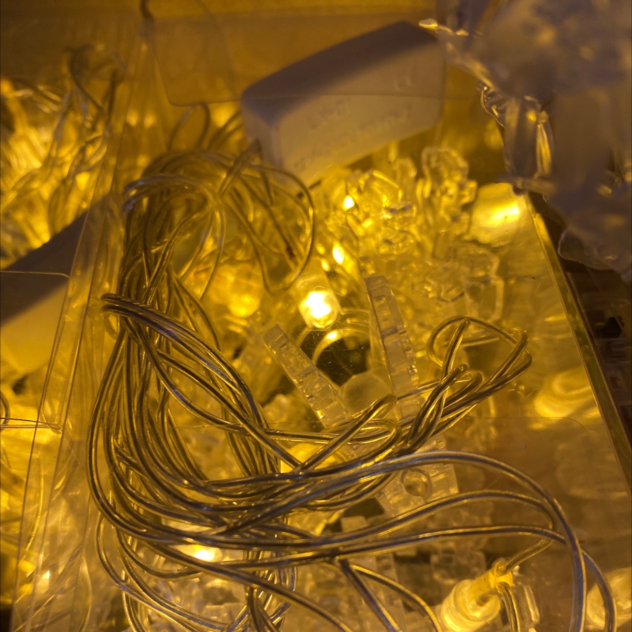 Middle East Arab atmosphere decorative LED string lights, noble month, auspicious night, golden string lights wholesale Specification image