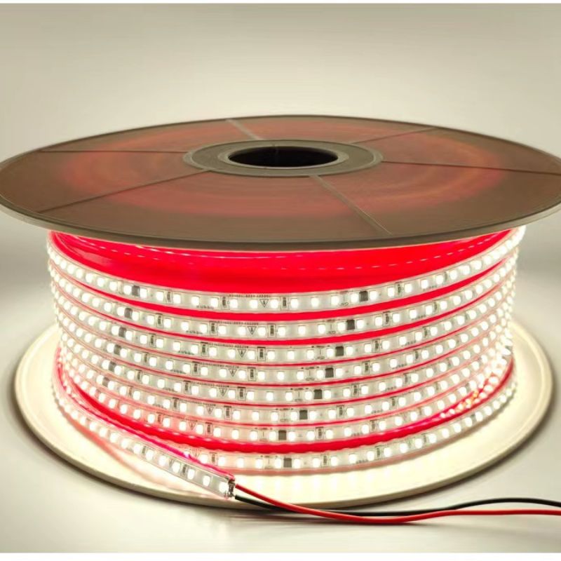 220V high-voltage light strip, 100-meter no-voltage drop light strip, 2835 no-wire, self-adhesive high-voltage light strip Application Scenario