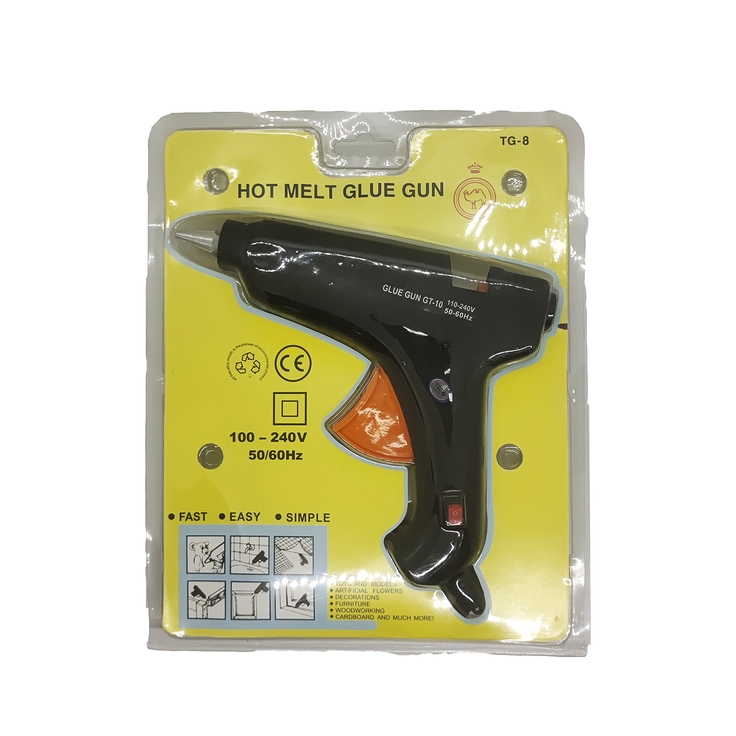 100W glue gun, Guke hot melt glue gun, GT-10 large glue gun, fine glue gun, factory direct sales Item Picture
