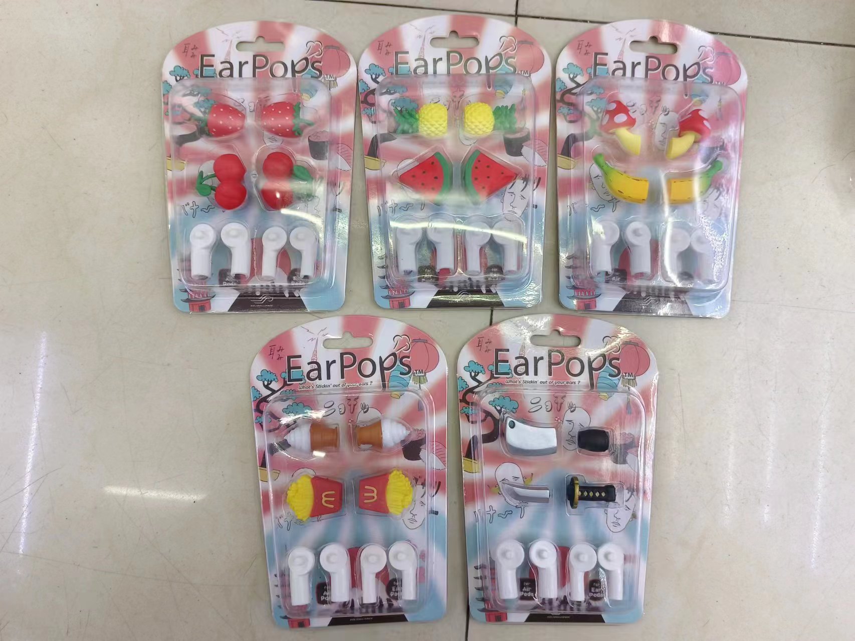 Cartoon headphone accessories Headphone accessories