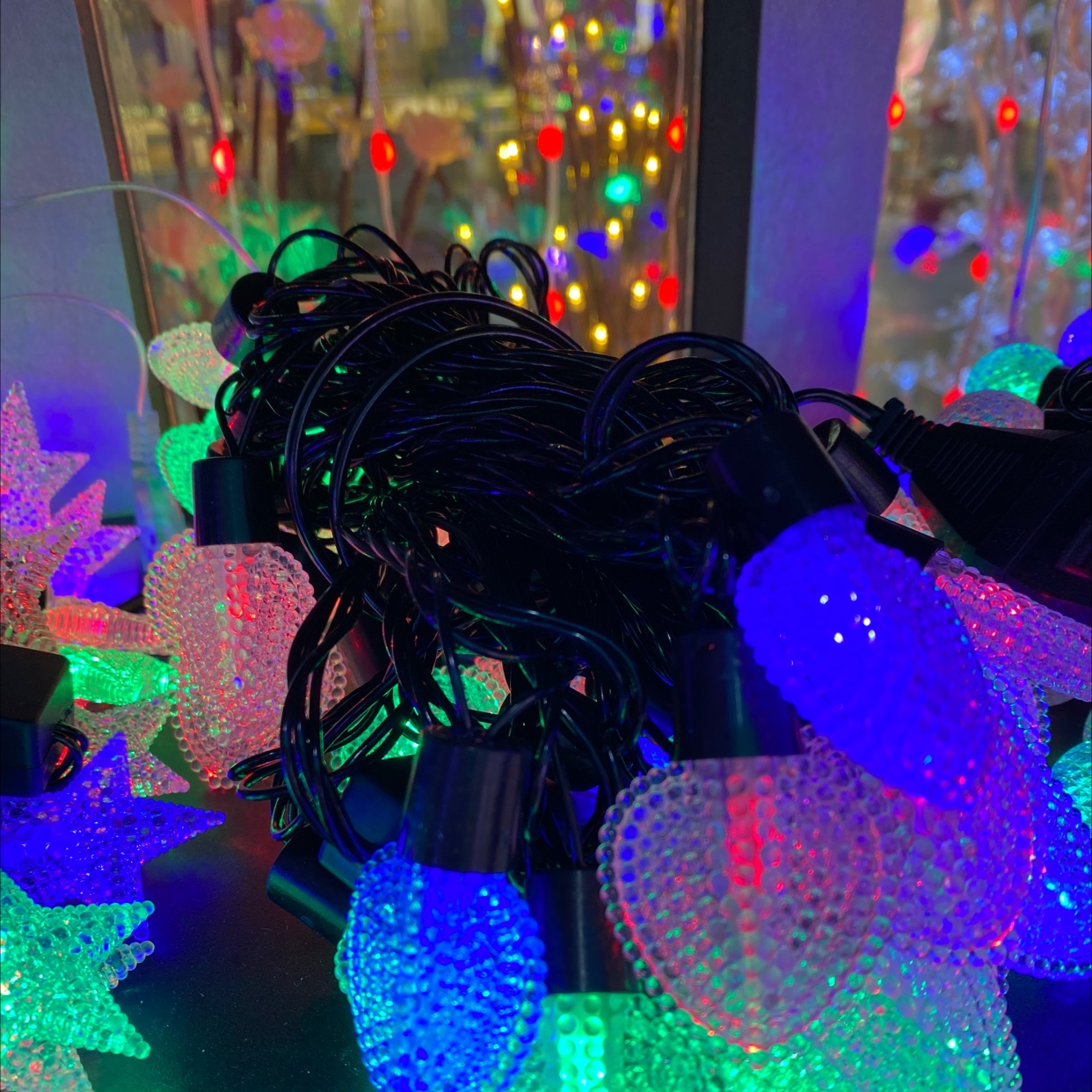 Wholesale of festival-themed colored lights, colored balls, festive decorations, festival supplies and lamps, cross-border foreign trade wholesale details Picture