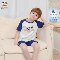PaulFrank Big mouth monkey boy cotton T-shirt set brand casual fashion trend series