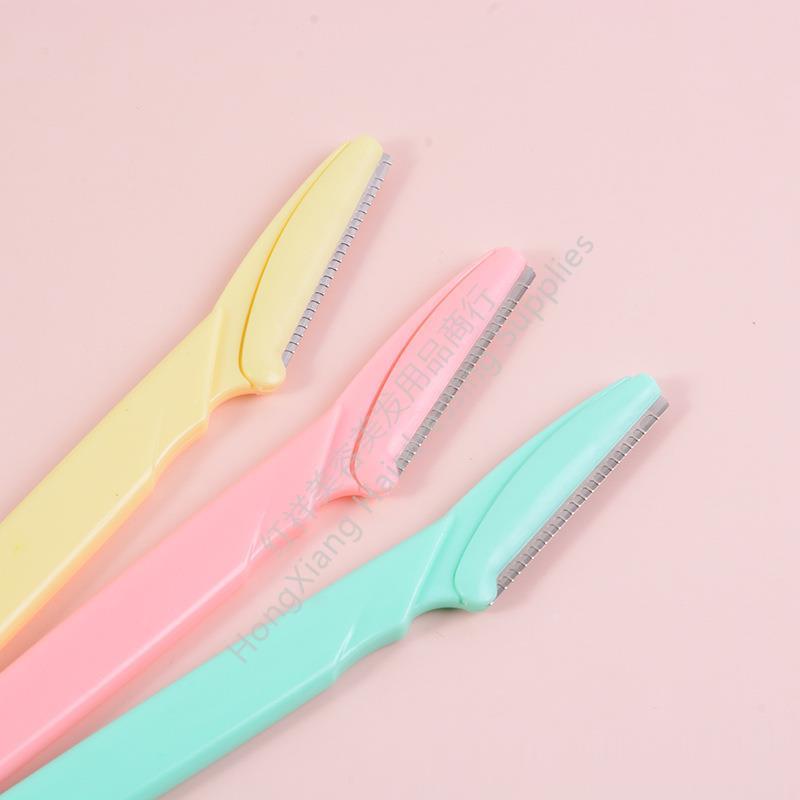 Eyebrow Razor Safety Mini Eyebrow razor Beauty tools Simple eyebrow razor straight handle portable factory wholesale