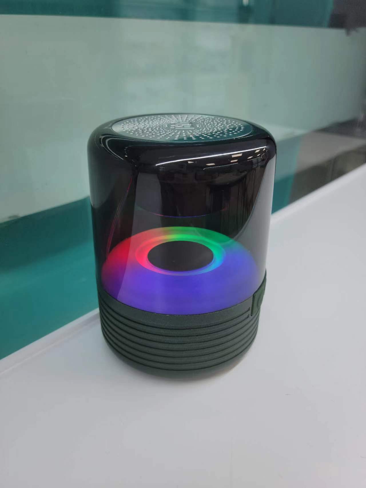 Bluetooth speaker, portable wireless high-quality music player, mini speaker, RGB lighting, portable speaker, home high-fidelity audio system, FM radio function, TG-369 Specification image