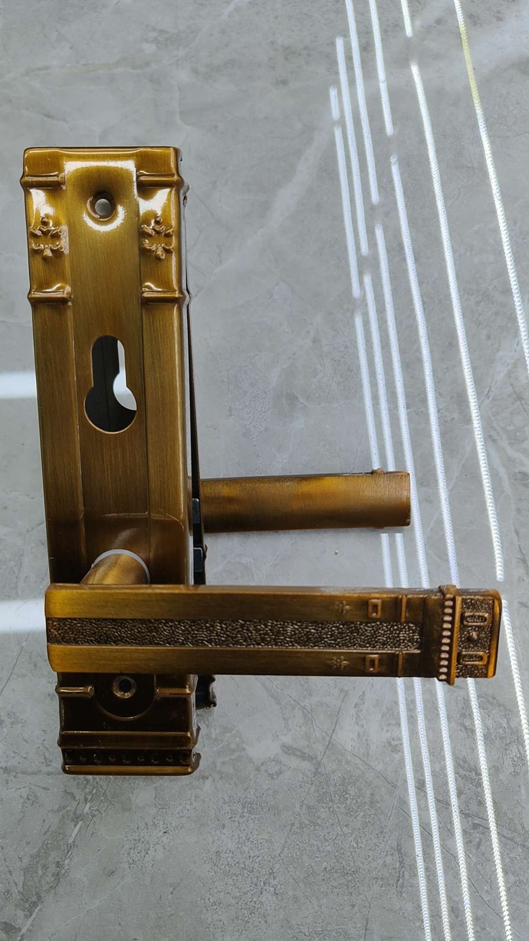 5845 8545 cerradura de tirador de puerta de hierro y aluminio