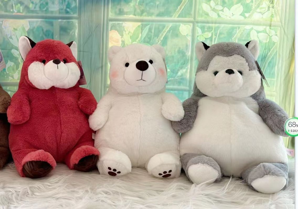 8-inch weight gain series plush dolls, plush toys, claw machine dolls, cute dolls wholesale Item Picture