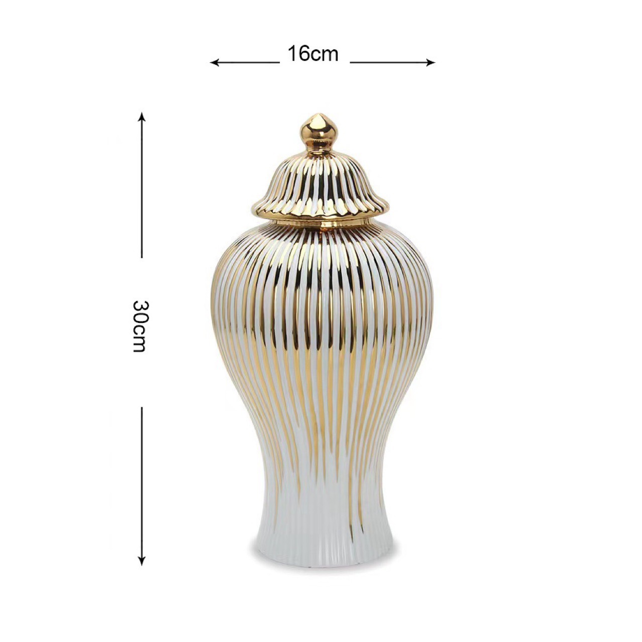 European-style light luxury ceramic general bottle, storage jar, home living room, entrance hall, model room, hotel countertop, decorative vase, handicraft Application Scenario