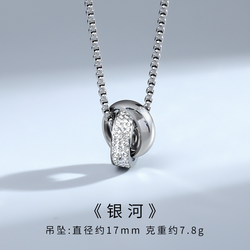 不锈钢项链/锁骨链/简约百搭细节图