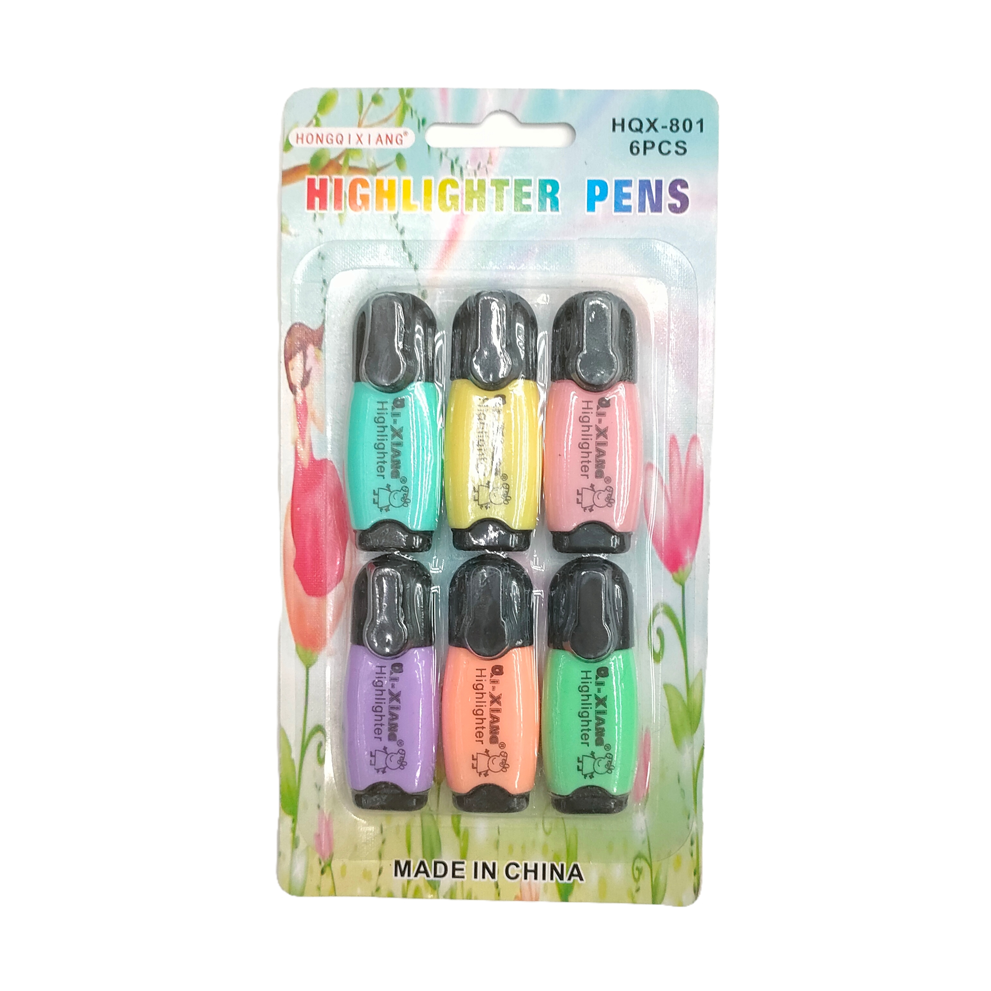 5-color, 6-color highlighters for students to roughly mark key points, normal color, candy color details Picture