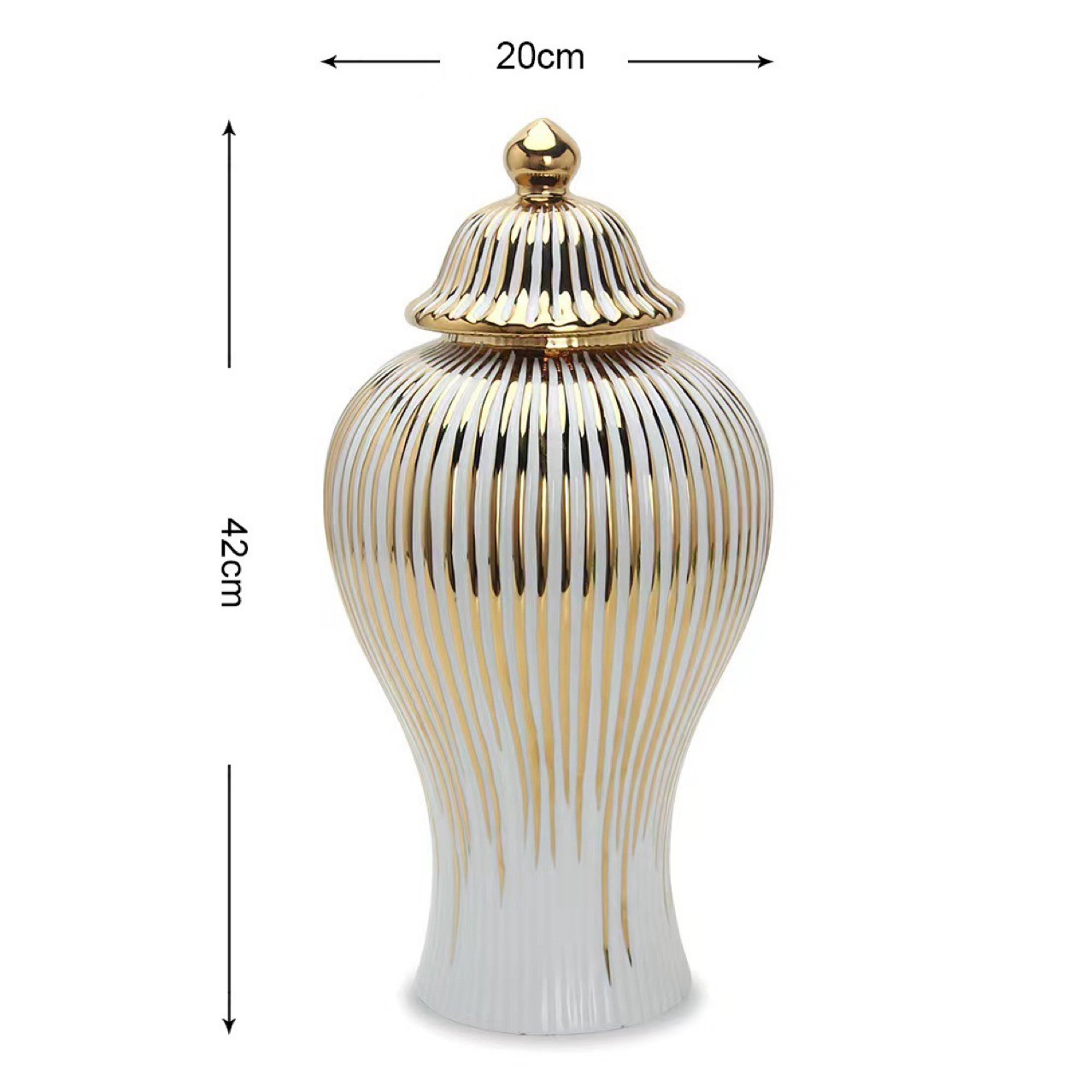 European-style light luxury ceramic general bottle, storage jar, home living room, entrance hall, model room, hotel countertop, decorative vase, handicraft Item Picture