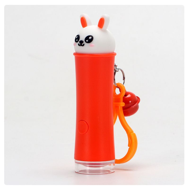 手电筒钥匙扣套装：小熊、兔子、小猪、鸭子四款可爱设计详情图3