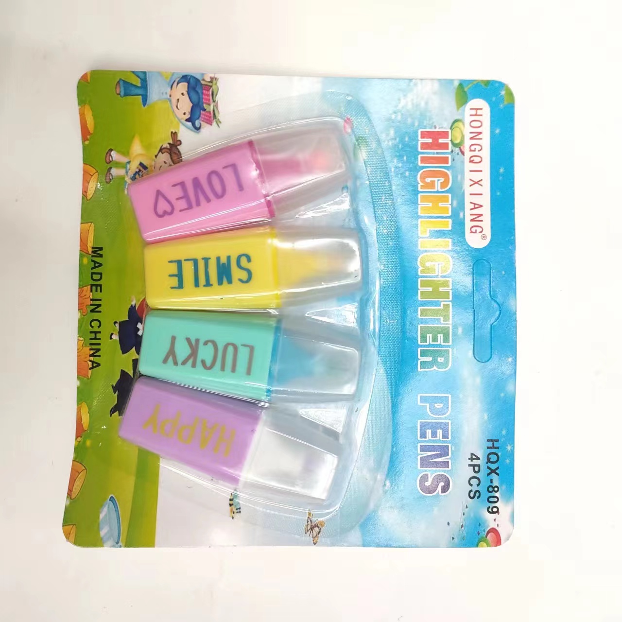 4-color, 5-color highlighters, student rough marking, key point marking pens, normal color, candy color