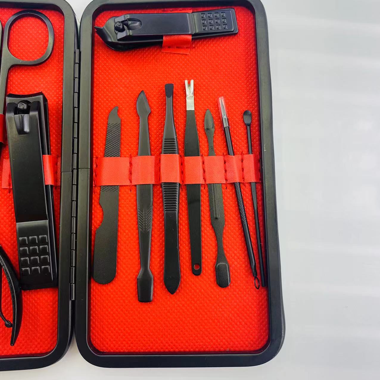 厂家直销 修甲护理12件美甲工具套装指甲钳指甲刀指甲剪套装指甲钳钳子美容工具详情3