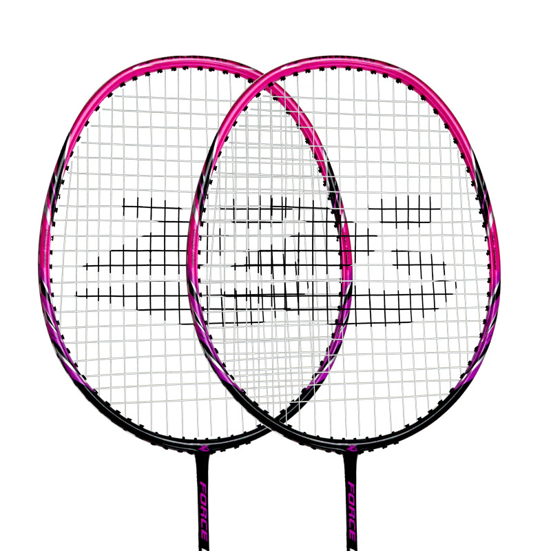 Leikesi Couple Rackets Pink/Green Professional Badminton Rackets High Quality Sport Badminton Rackets Set