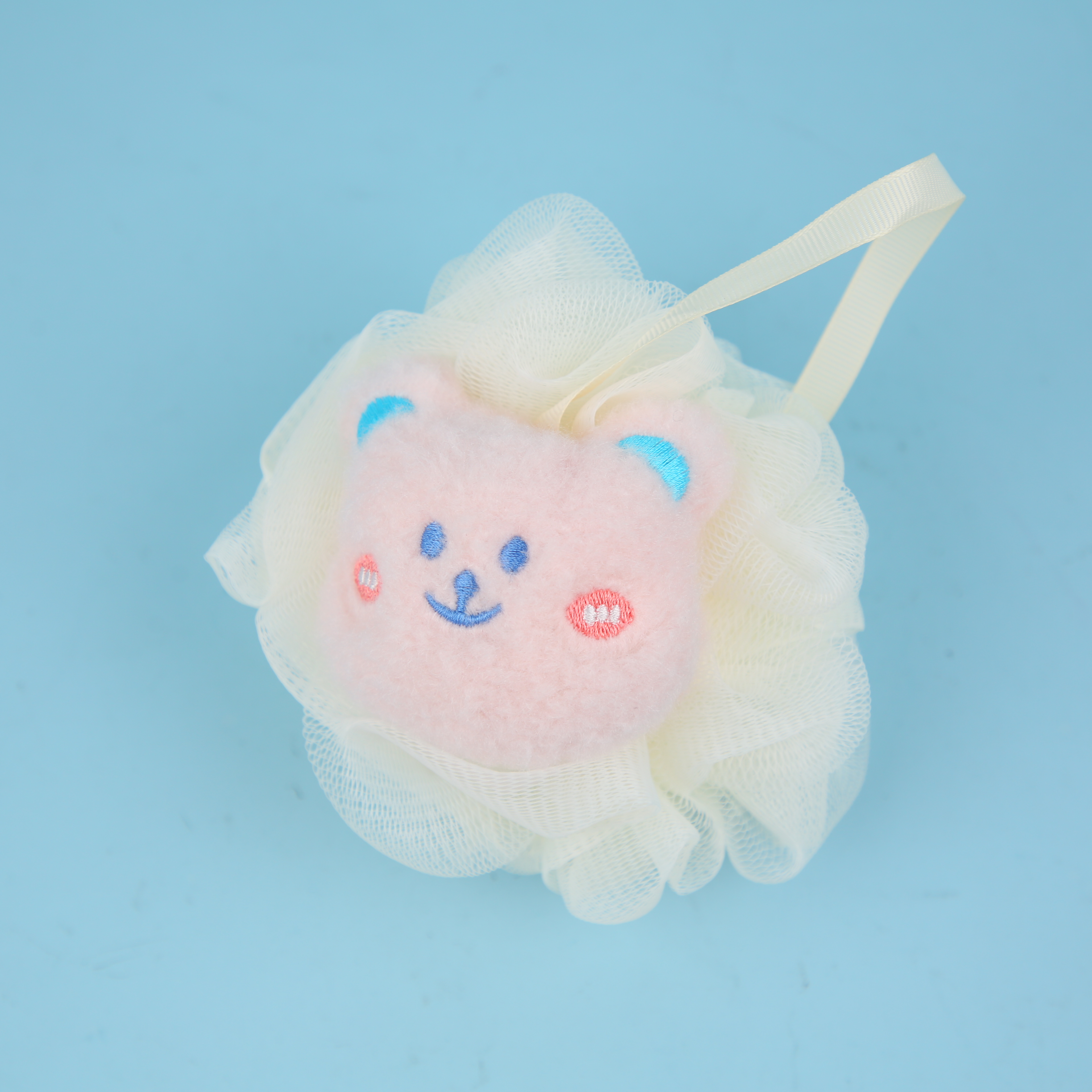 可爱卡通浴球洗浴产品/洗澡/卡通浴球/厂家直销/结实不易散/可爱/洗浴产品细节图