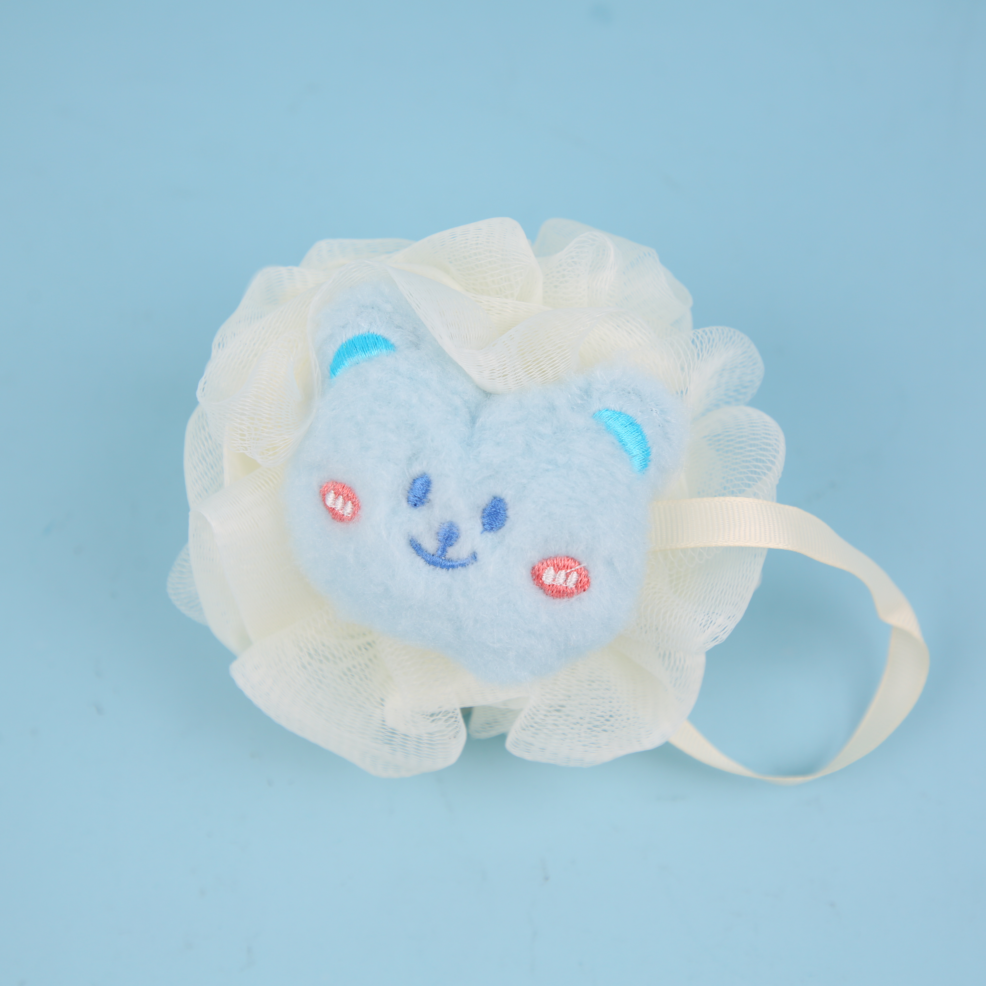 可爱卡通浴球洗浴产品/洗澡/卡通浴球/厂家直销/结实不易散/可爱/洗浴产品产品图