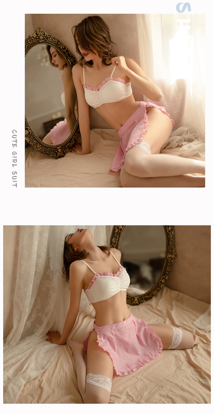 2212情趣内衣性感睡衣女仆女佣格子角色扮演夫妻挑逗甜美详情11