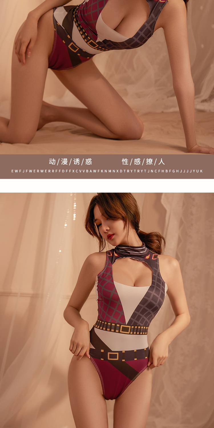 2334女情趣内衣批发死库水连体泳衣免脱暗扣扮演制服跨境详情8