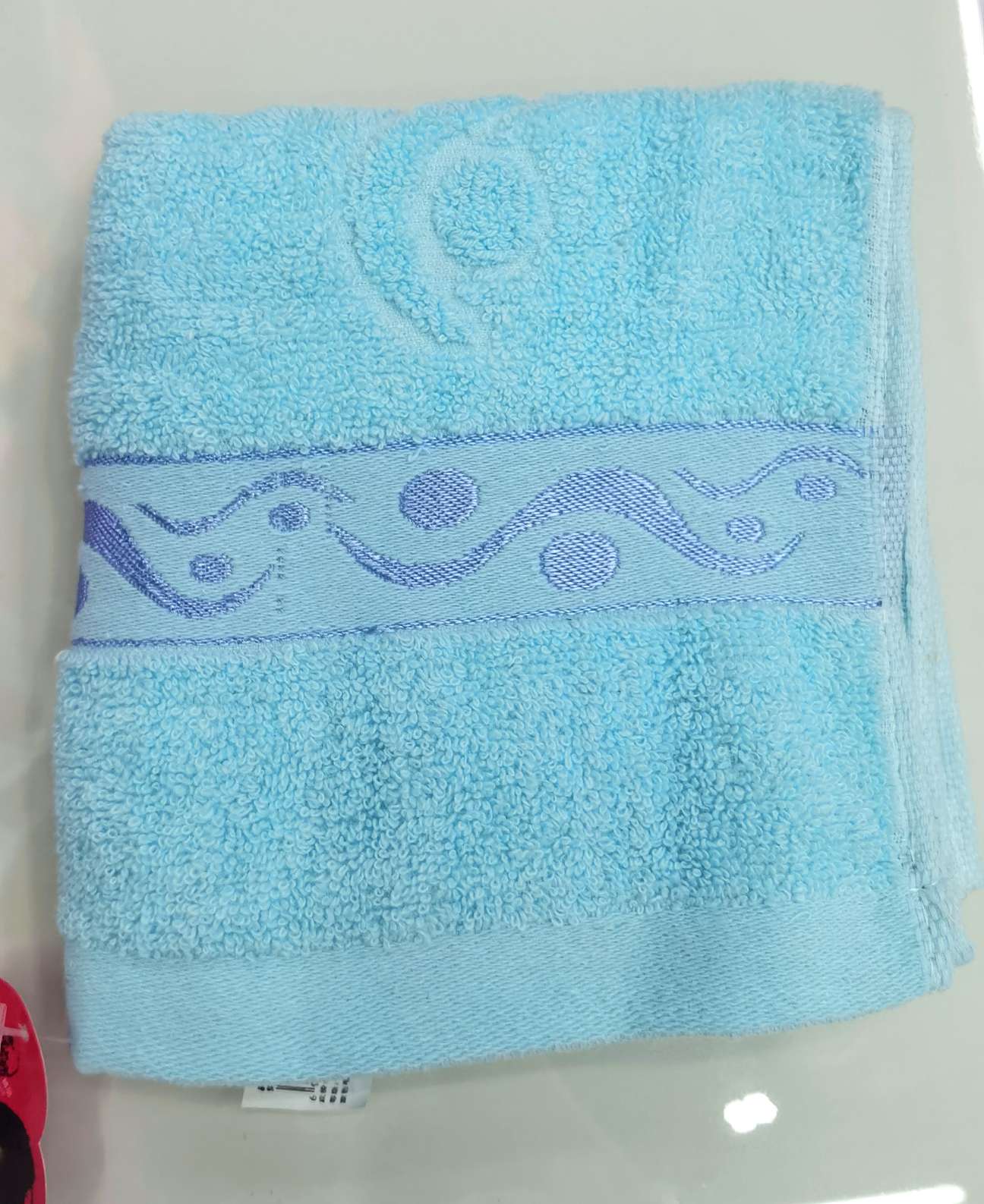 Measuring Wavy Cotton Face Wash Is Soft And Lint Free Specification drawing
