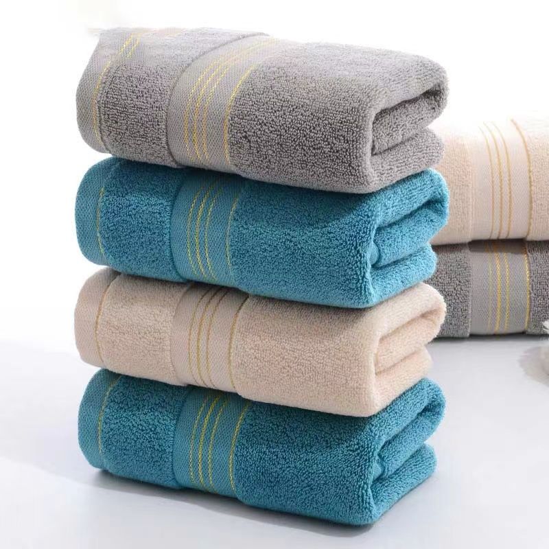 Gold Wire Pure Cotton Towel Wholesale Family Installed Thick High-Grade Towels details Picture