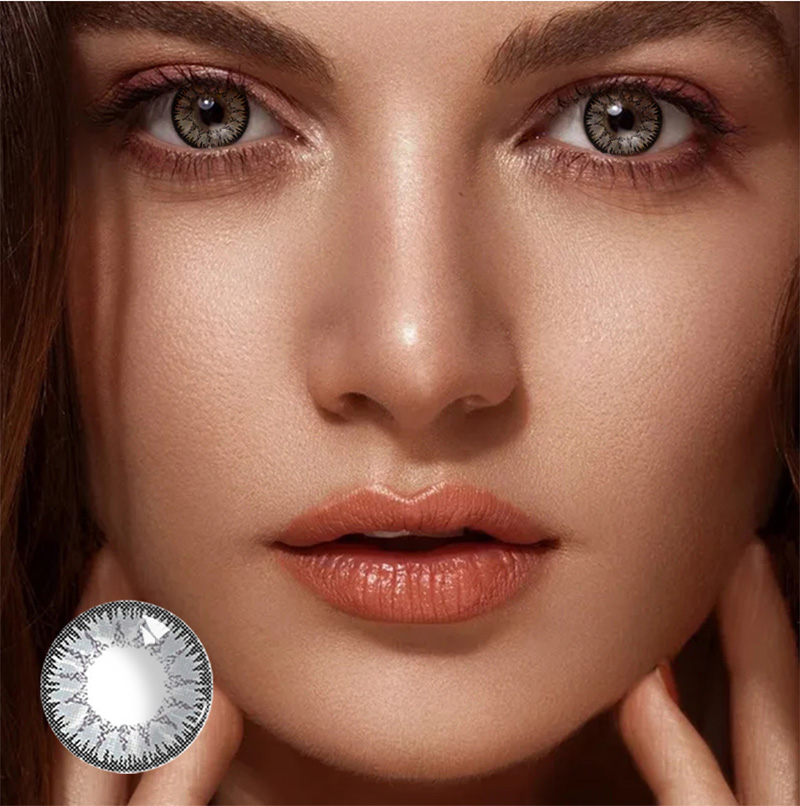 无边框自然色美瞳隐形眼镜 外贸专供