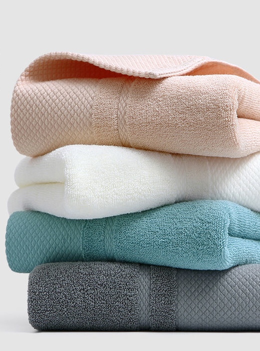 Cotton Thickened Pineapple Print Household Face Towel Soft And Absorbent With No Color Loss details Picture