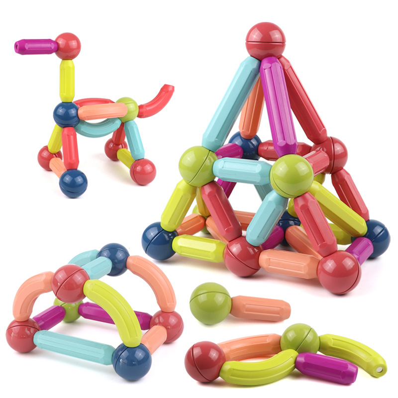 百变磁力棒儿童益智玩具拼装磁性积木早教生日礼物环保磁力片详情图4