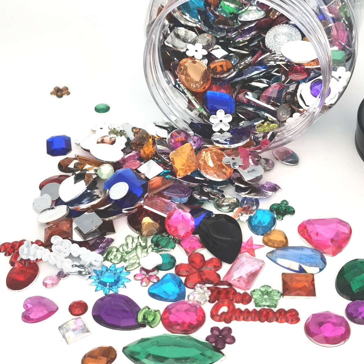 Acrylic diamond and gemstone stickers, Leguo Jiajia handmade supermarket accessories, hair clips, mobile phone stickers details Picture