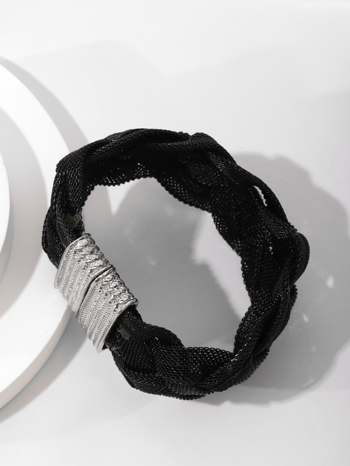 European and American fashion Bohemian summer jewelry alloy geometric black bracelet Specification image