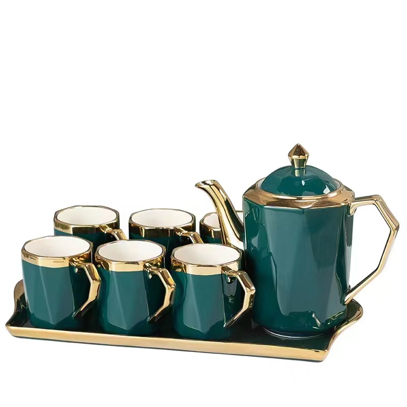 Jingdezhen Ceramic Water Ware European Coffee Ware Light Luxury Coffee Cup Item Picture