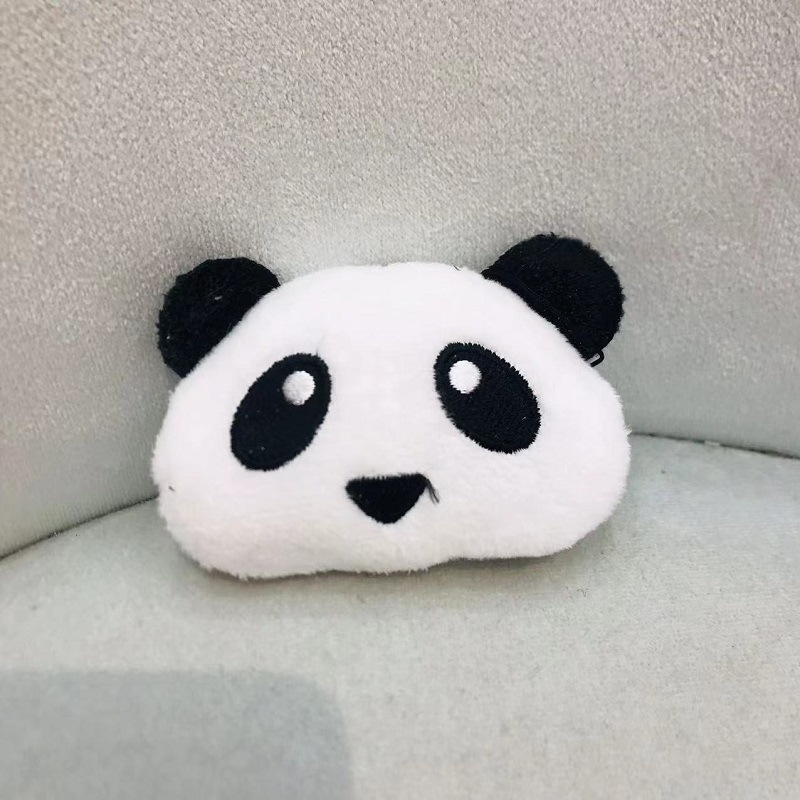 Plush toy pendants, panda head dolls, couple boys and girls, schoolbag hanging accessories, wedding scattering gifts Item Picture