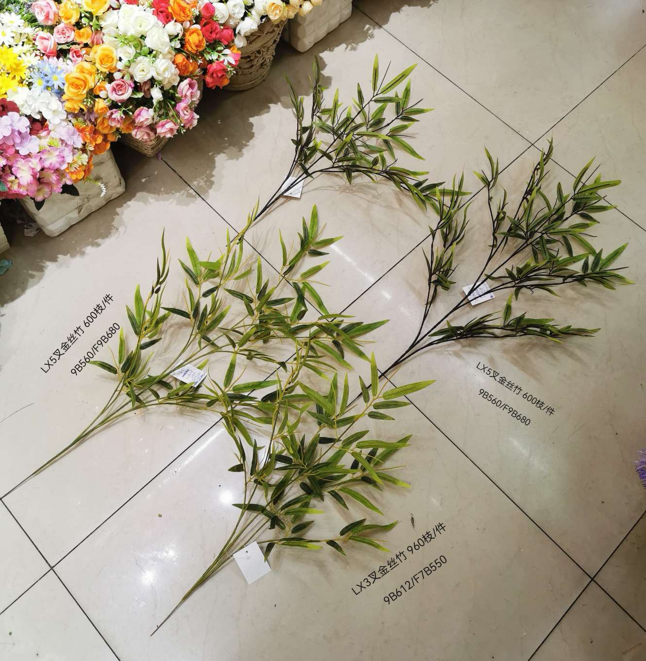 Golden silk bamboo, purple bamboo, artificial flowers, artificial plants, hand-held bouquets, wedding home decoration, artificial flowers, photo props, floral art ornaments