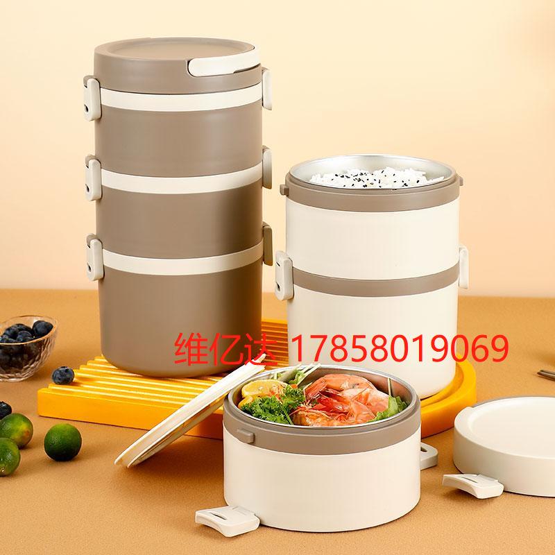 304# Flat Lid Japanese-style insulated lunch box details Picture
