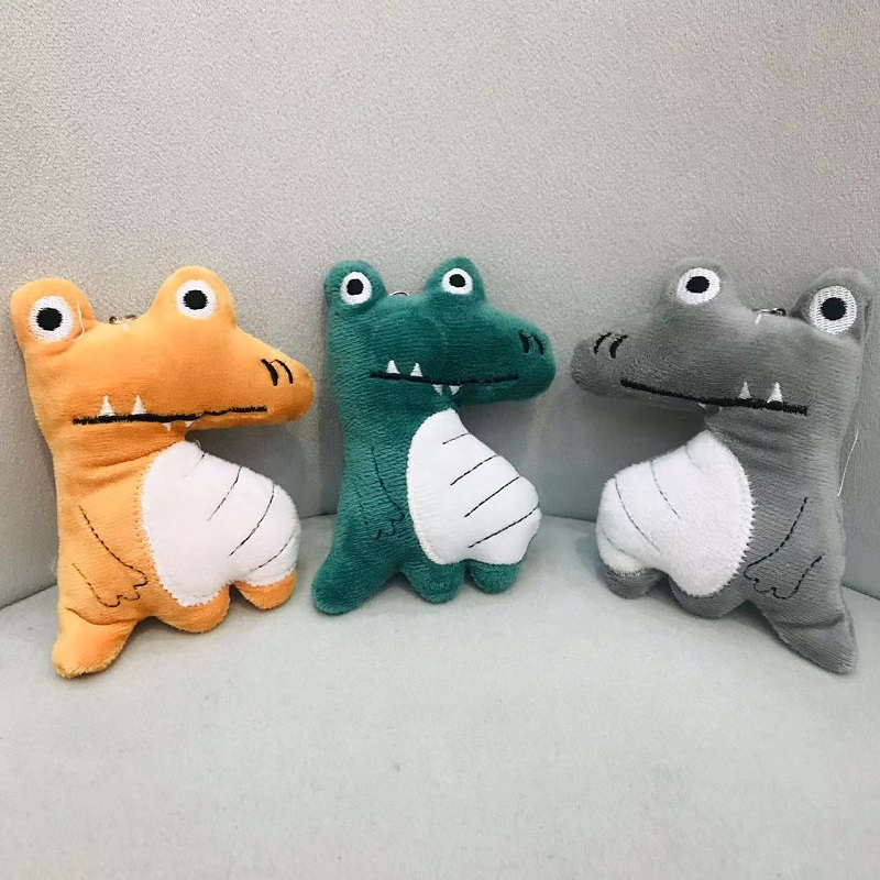 毛绒玩具挂件鳄鱼玩偶情侣男女书包挂饰配件婚庆抛洒礼品详情1