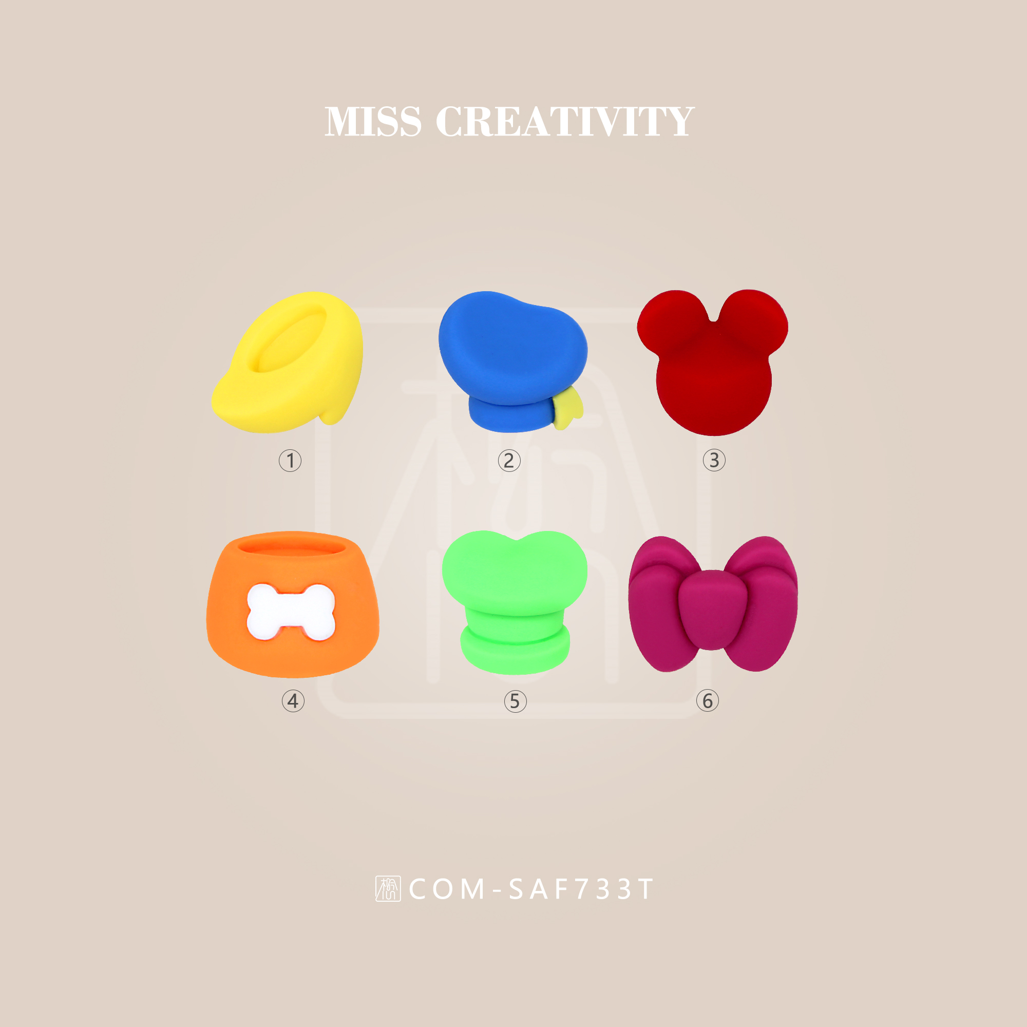 Miss Creative manufacturers Direct Mini nail accessories accessories Wholesale diy cream glue phone case refrigerator sticker Key chain phone case Children's headwear hair tie clip accessories af733 thumbnail