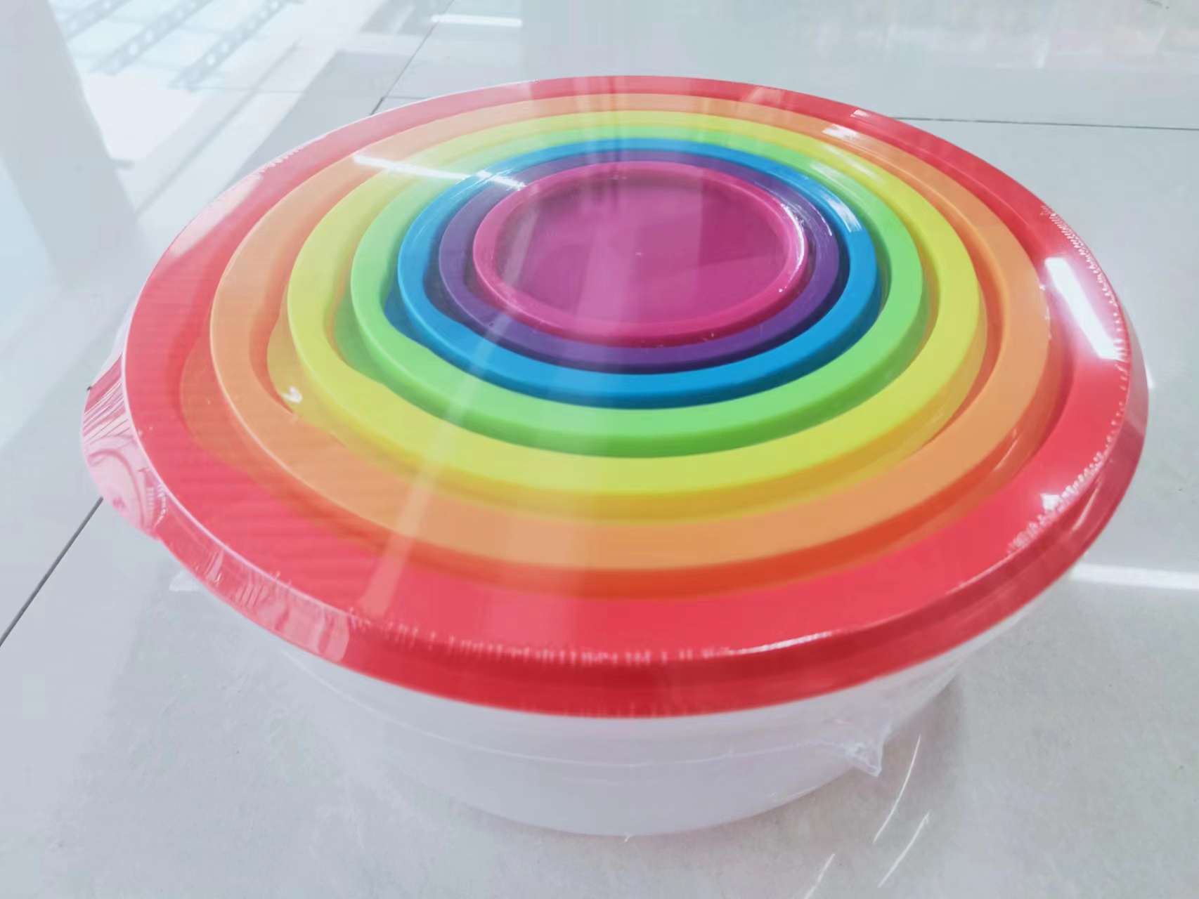 七件套保鲜盒圆形