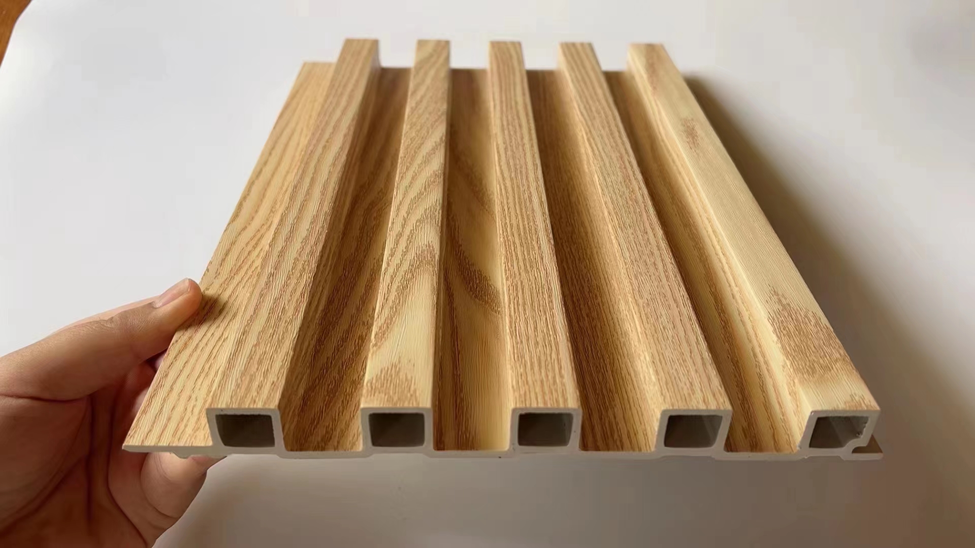 Xiaochangcheng concave-convex board ceiling wall skirt decorative grille concave-convex decorative board wall panel Bamboo and wood fiber grille Hollow grille Bamboo and wood fiber wood-plastic grille Application Scenario