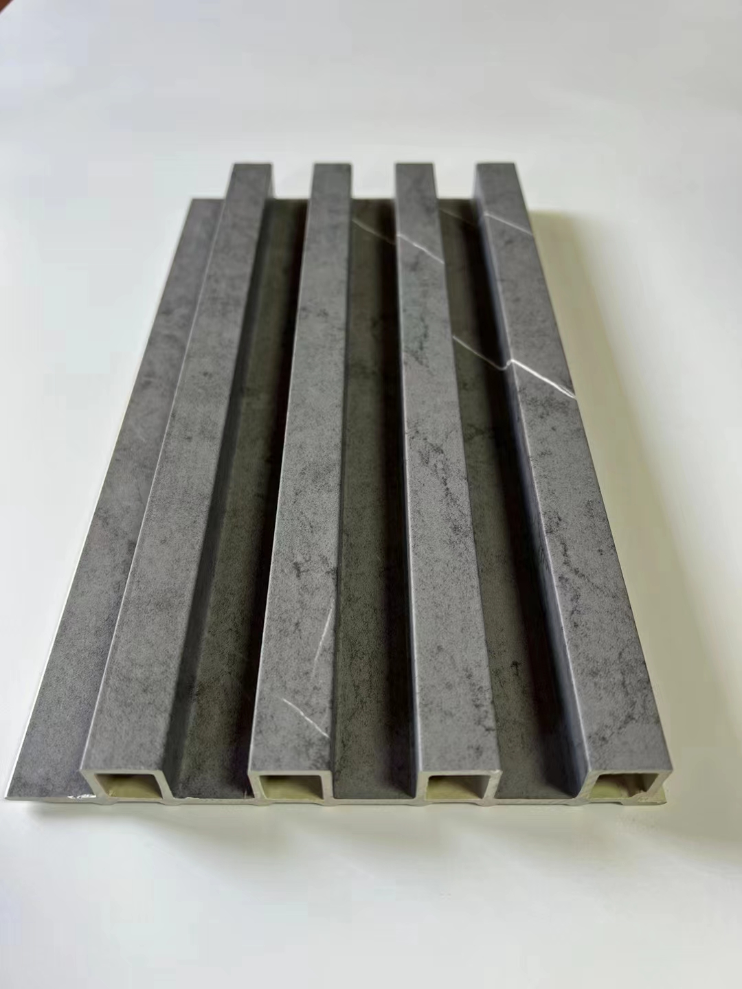 Xiaochangcheng concave-convex board ceiling wall skirt decorative grille concave-convex decorative board wall panel Bamboo and wood fiber grille Hollow grille Bamboo and wood fiber wood-plastic grille details Picture