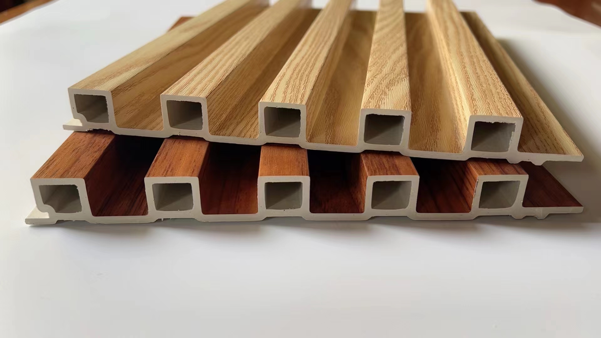 Concave-convex board ceiling, wall skirt, decorative grille, concave-convex decorative board, wall panel, bamboo and wood fiber grille, solid wood grille, hollow grille details Picture